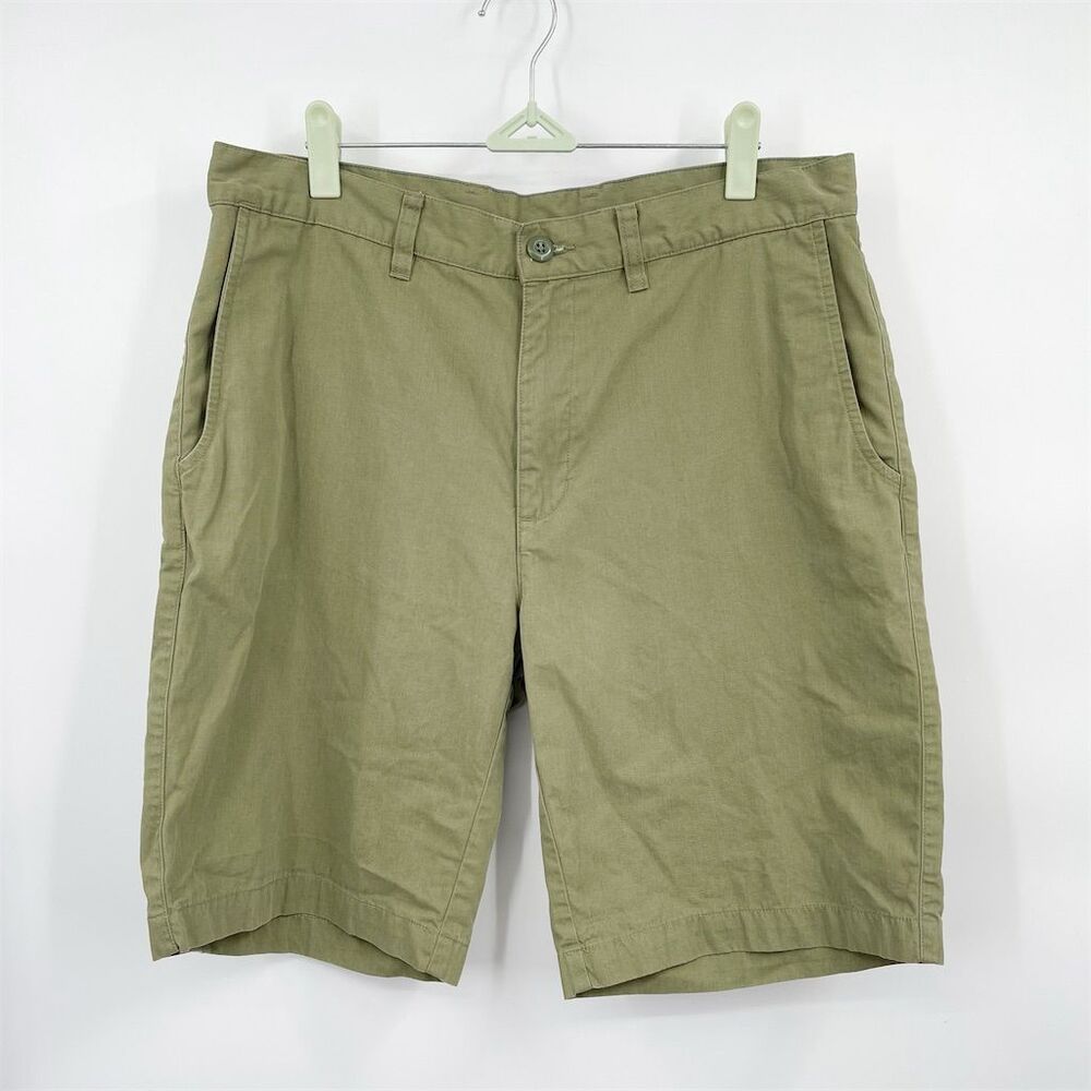 Patagonia All Wear Shorts 10” – Men’s 32 – Green – Organic Cotton Chino